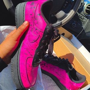Pink Custom Air Force Ones